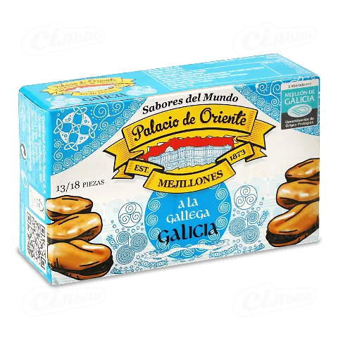 Мідії Palacio de Oriente по-галісійськи, 115г