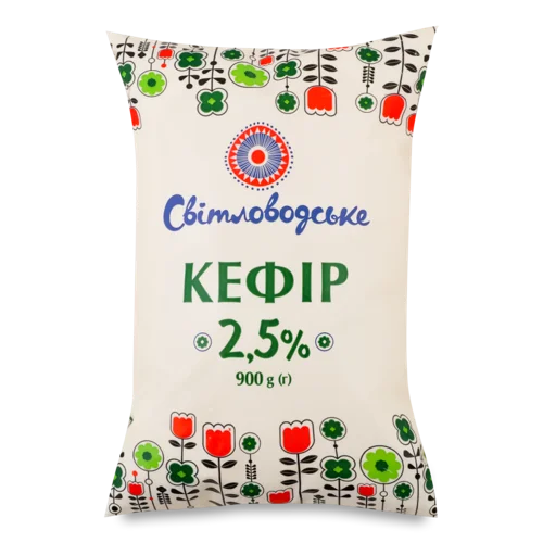 Кефір 2.5% Вищого Ґатунку, 900г