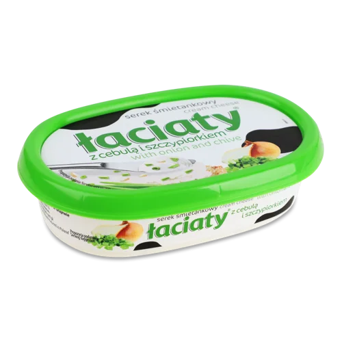 Сир Пл Крем Вершковий З Цибулею, 135г, в/ґ, LACIATY