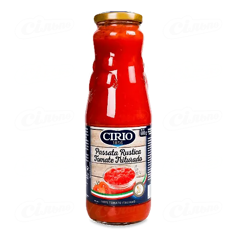 Томати Cirio Passata Rustica подрібнені класичні, 680г