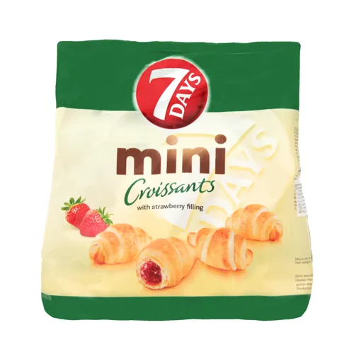 Круасани з начинкою полуниця Mini 7 Days м/у 185г