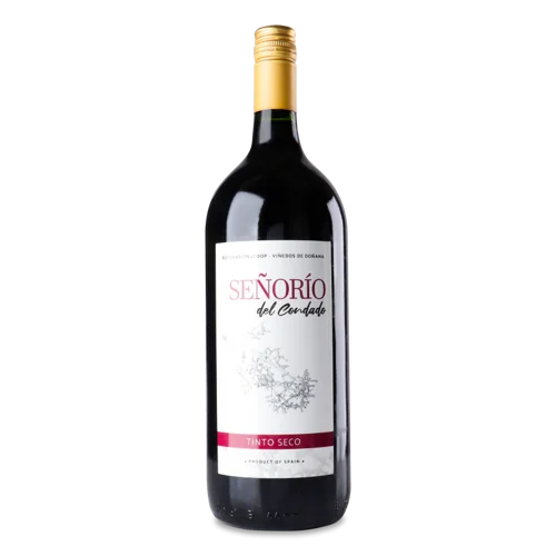 Вино Червоне Сухе Вищого Ґатунку Senorio Del Condado, 1.5л, 10.5%
