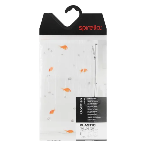 Завіска для ванної Spirella Goldfish 180х200см