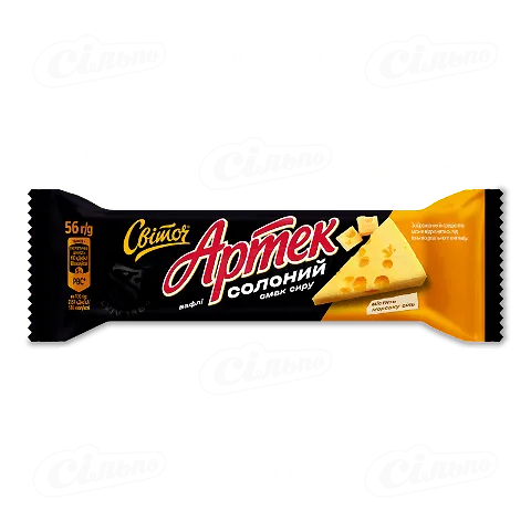 Вафлі Світоч Артек солоний смак сиру, 56г