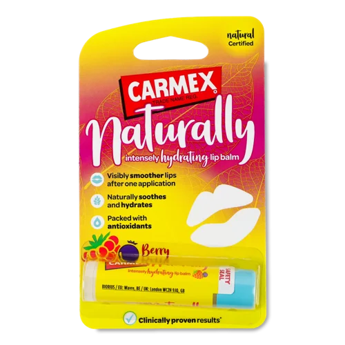 Бальзам для губ Натуральний з ягодами, Carmex, 4.25г