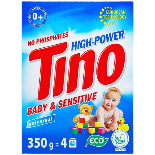 Пральний порошок Tino High Power для дитячого одягу 350г