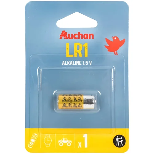 Батарейка Auchan Standart LR1 1шт