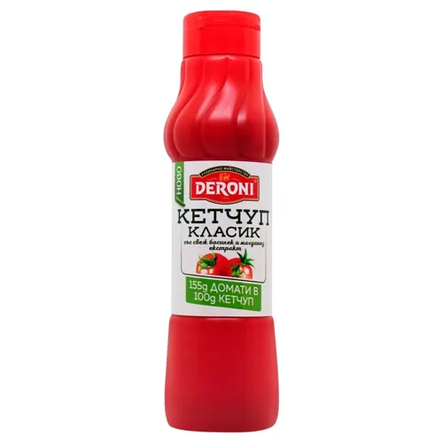 Кетчуп 500г Deroni Класік пастеризований