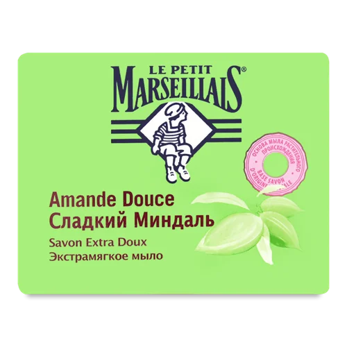 Мило Туалетне Екстрам'яке Солодкий Мигдаль Le Petit Marseillais, 90г