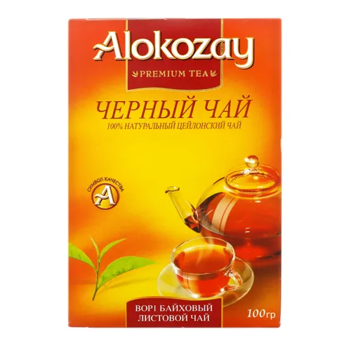 Чай чорний крупнолистовий Alokozay 100г