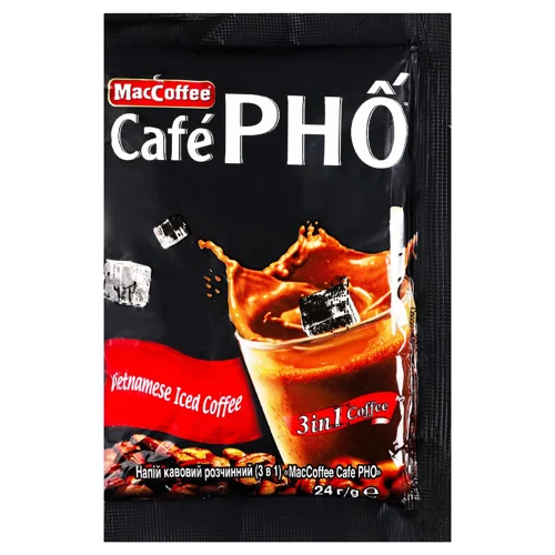 Напій кавовий розчинний МасCoffee Cafe PHO 3в1 24г