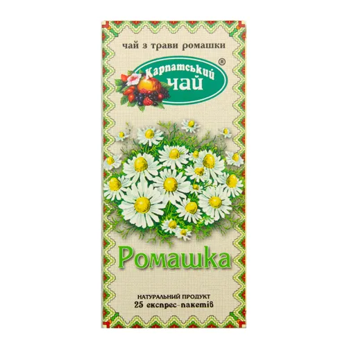 Чай Карпатський Ромашка 20 пакетів по 1,5г