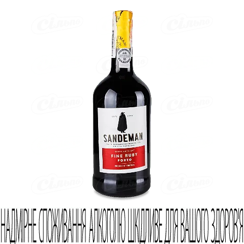 Вино червоне кріплене Sandeman «Рубі», 0,75л