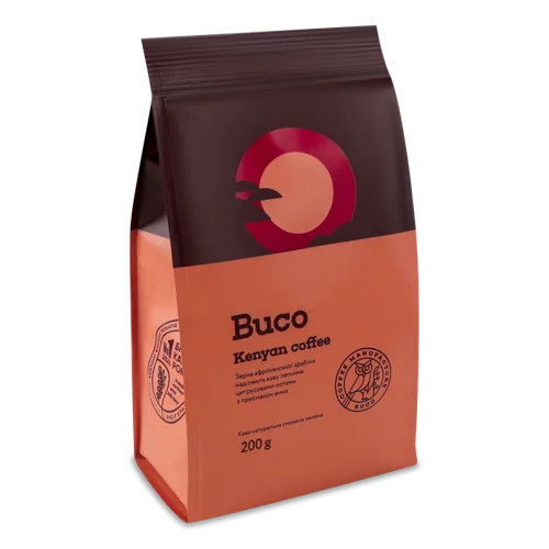 Кава Натуральна Смажена Мелена Kenyan Buco, В/ґ, 200г