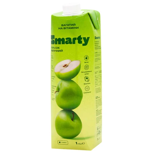 Сік Smarty Яблучний 1л