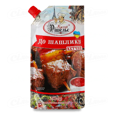 Кетчуп Кухар Рішельє До шашлику, 250г