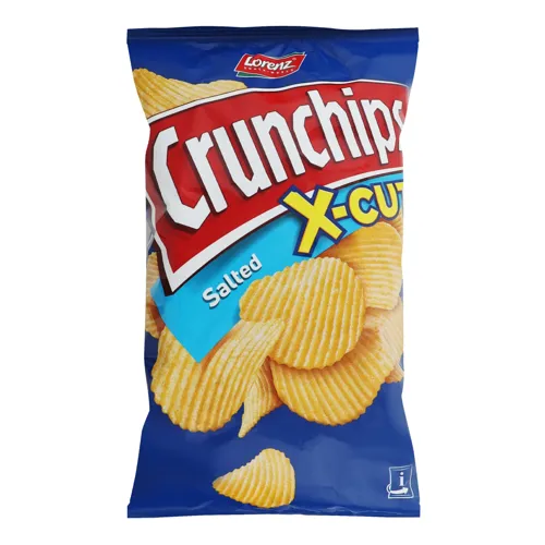 Чіпси картопляні Salted X-cut Crunchips Lorenz м/у 75г
