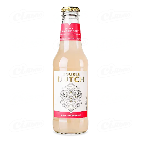Напій безалкогольний газований Double Dutch Pink Grapefruit, 0,2л