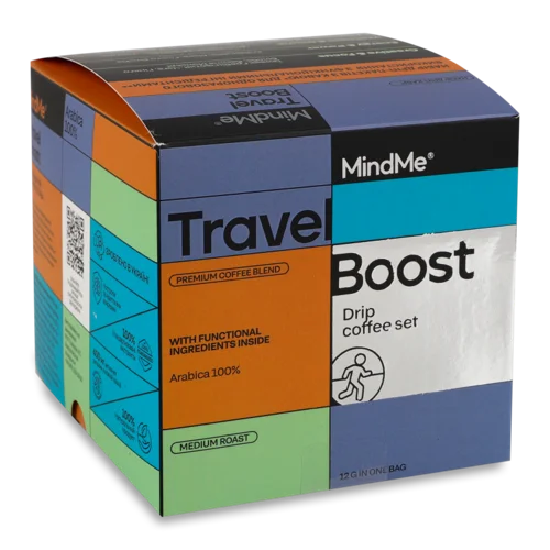 Набір Дріп-Кави З Функціональними Інгредієнтами Travel Boost MindMe, 10х12г
