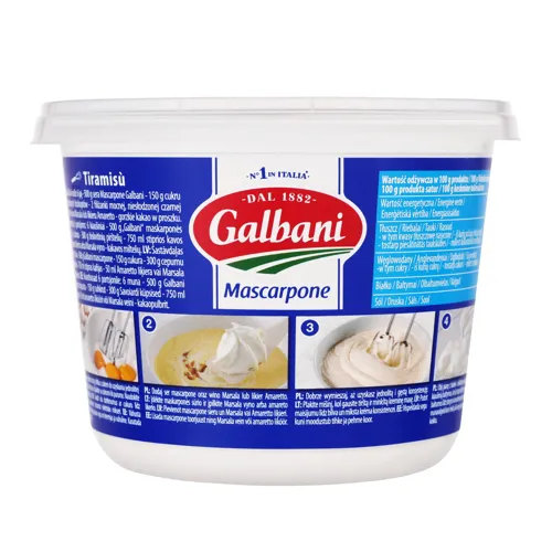 Сир 80% свіжий Mascarpone Galbani ст 500г