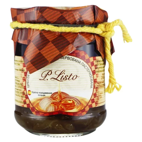 Цибуля P.Listo карамелізована 210г