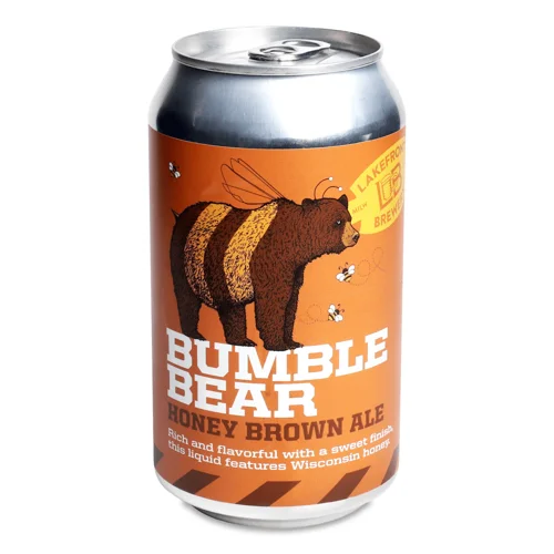Пиво Lakefront Bumble Bear темне з/б,0,355л