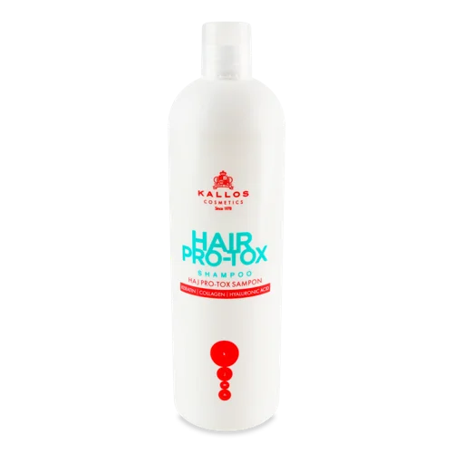 Шампунь з Кератином, Колагеном і Гіалуроновою Кислотою Hair Pro-Tox Kallos, 500мл