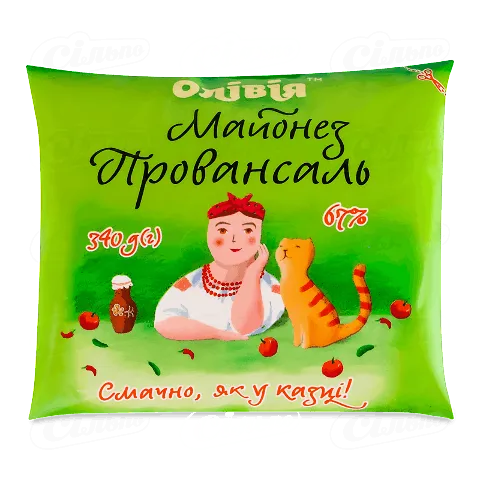 Майонез «Олівія» «Провансаль» 67%, 340г