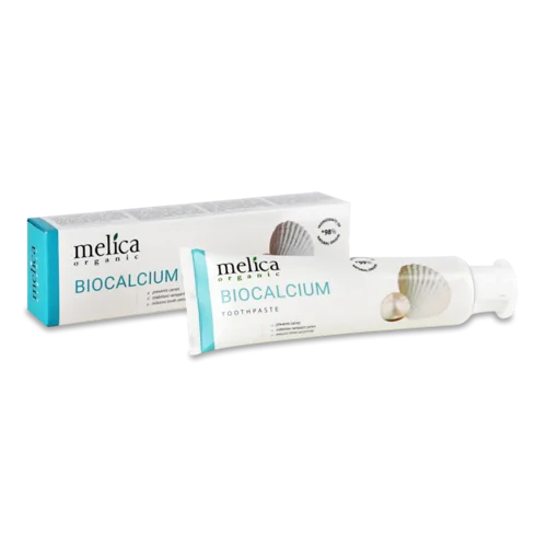 Паста зубна Melica Organic Біокальцій