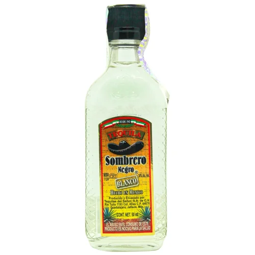 Текіла Sombrero Negro Silver 38% 50мл