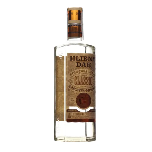 Горілка класична фірмова Хлібний Дар 0.5л 40%