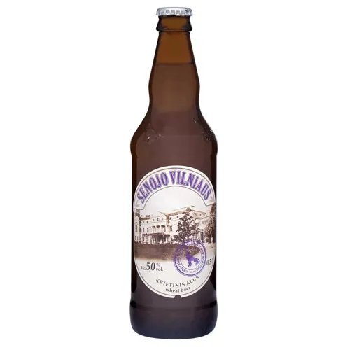 Пиво Senojo Vilniaus Wheat світле пшеничне 5% 0,5л