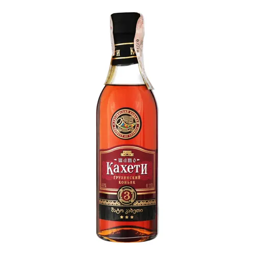Коньяк 0.25л 40% 3 зірки грузинський Шато Кахети пл