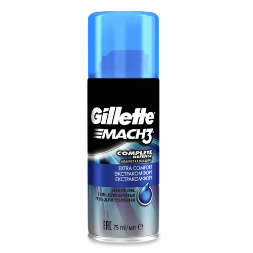 Гель для Гоління Mach-3 Soothing Gillette, 75 мл