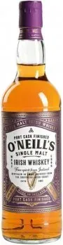 Віскі O'Neills Single Malt Port Cask Finished 0.7л 40%