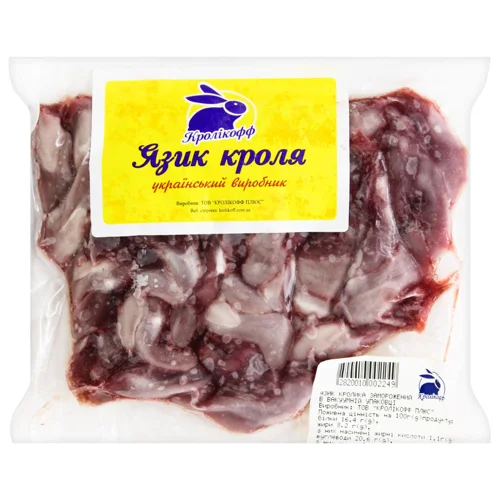 Язик кроля Кролікофф заморожений