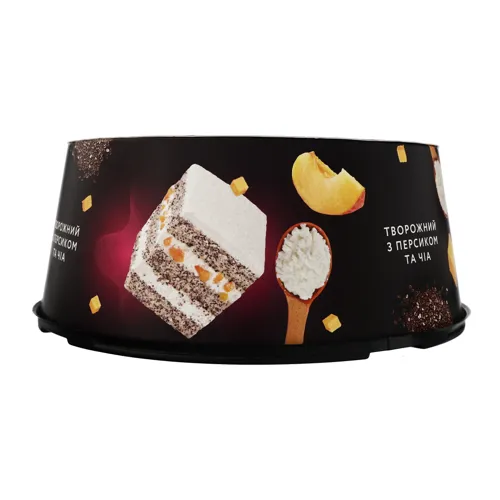 Торт Творожний з персиком та чіа Brioche