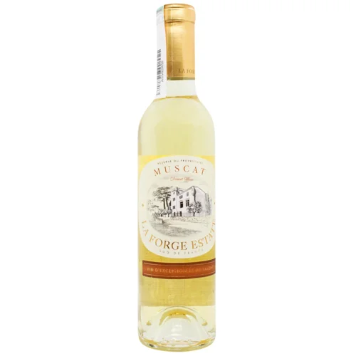 Вино La Forge Estate Muscat De Rivsaltes біле солодке кріплене 15,5% 0,375л
