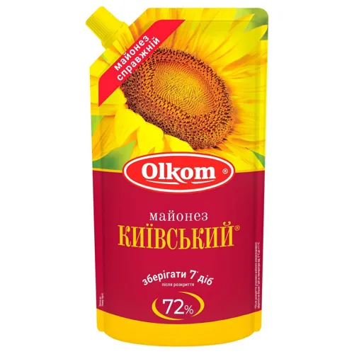 Майонез Olkom Київський 72% 295г
