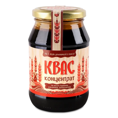Квас Концентрат Трипільський, Вищого Ґатунку, С/Б 550г