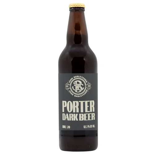 Пиво John Barleycorn Porter світле нефільтроване 5% 0,5л