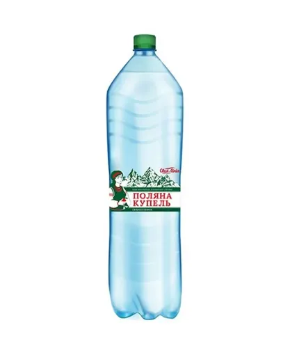 Вода Поляна Купель мінеральна лікувально-столова сильногазована ПЕТ 1,5л Своя лінія