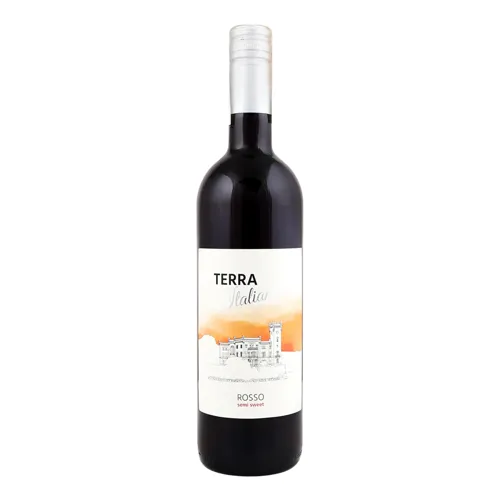Вино 0.75л 10.5% червоне напівсолодке Rosso Amabile Terra Italianica пл