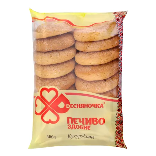Печиво здобне Кукурудзяне Десняночка м/у 400г