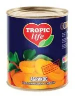 Абрикоси Tropic Life половинками в сиропі 850мл 820г