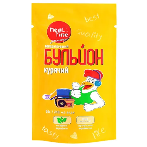 Бульйон Meal Time Курячий концентрований 60г