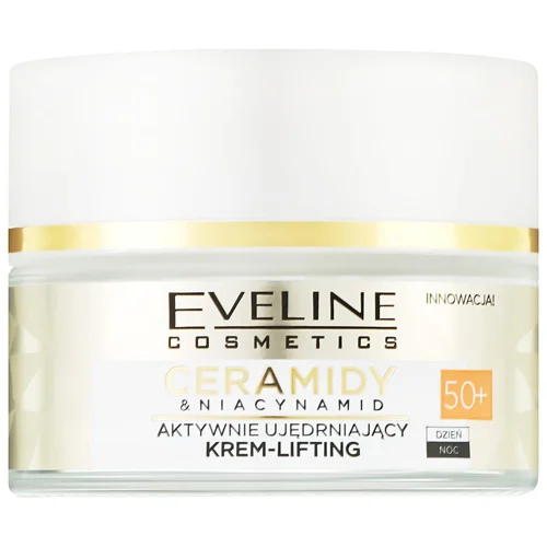 Крем-ліфтинг Eveline Ceramides + Niacinamide день/ніч 50+ 50мл