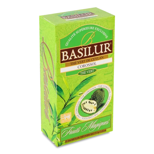 Зелений Чай Саусеп Магічні Фрукти Basilur, в/ґ к/у, 25х1.5г