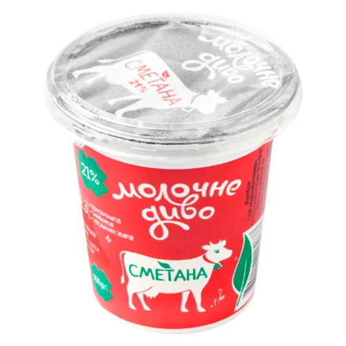 Сметана Молочне Диво 21% 300г