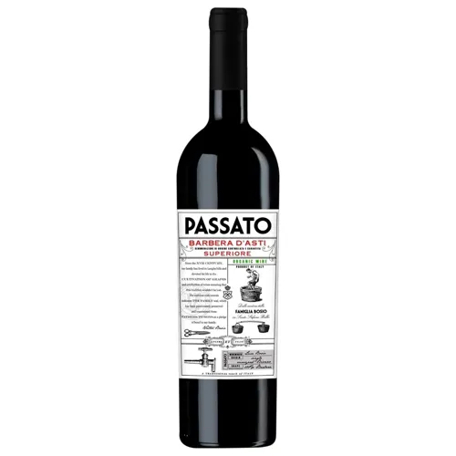 Вино Passato Barbera d`Asti червоне сухе 15,5% 0,75л